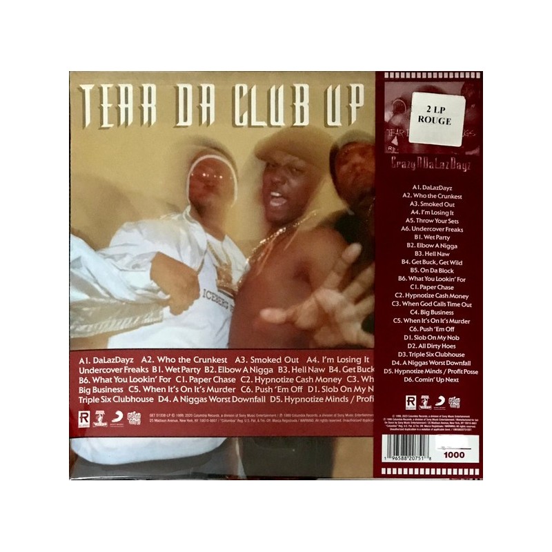 Tear Da Club Up Thugs Of Three 6 Mafia ‎– CrazyNDaLazDayz