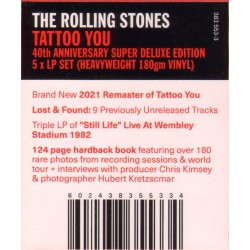 The Rolling Stones ‎– Tattoo You - Super Deluxe Edition, 40th Anniversary