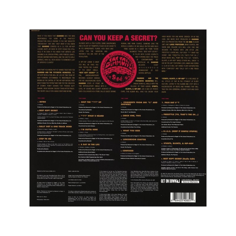 Diamond And The Psychotic Neurotics ‎– Stunts, Blunts, & Hip Hop