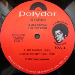 James Brown ‎– The Payback - VG+/VG+