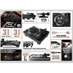RELOOP RP-7 Platine Vinyle Direct DRIVE