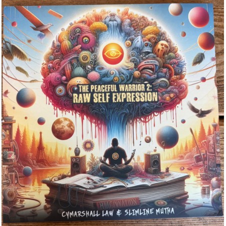 Cymarshall Law, Slimline Mutha – The Peaceful Warrior 2: Raw Self Expression - CASSETTE