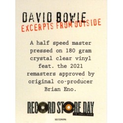 David Bowie ‎– Excerpts From Outside (The Nathan Adler Diaries: A Hyper Cycle) - RSD