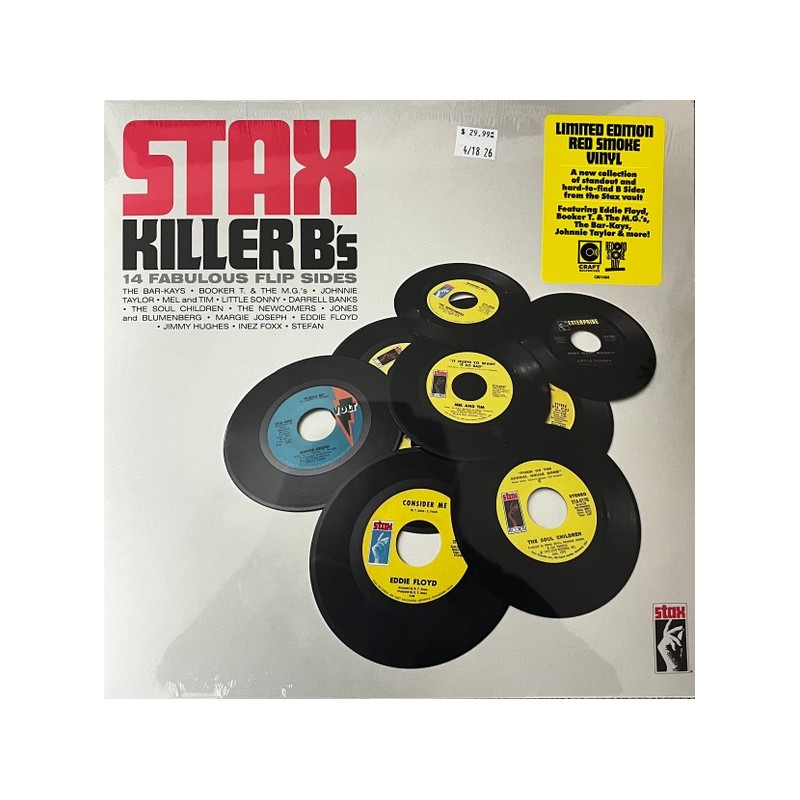 Various ‎– Stax Killer B's - RSD