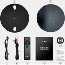 FiiO TT13 Noir- Platines vinyle hi-fi automatique noire