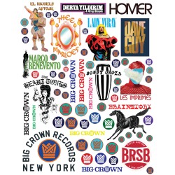 BIG CROWN 10 YEAR ANNIVERSARY 2xLP COMES WITH BIG CROWN 10th ANNIVERSARY STICKER SHEET