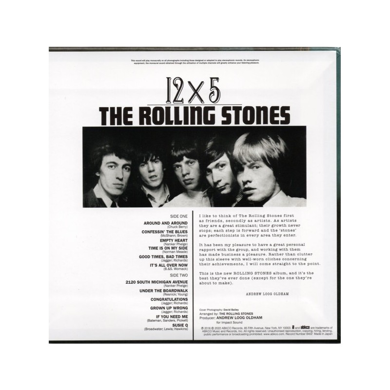 The Rolling Stones ‎– 12x5